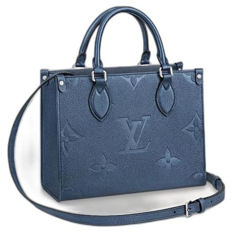 blue louis vuitton tote|louis vuitton navy blue handbag.